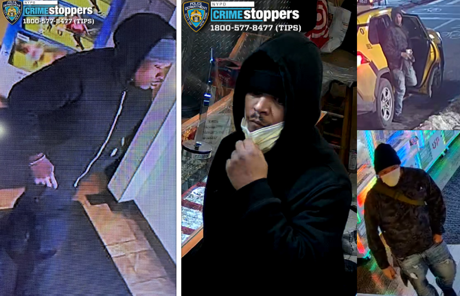 Wanted for Burglary (left) &amp; gunpoint jewelry store robbery (right) in Chinatown.