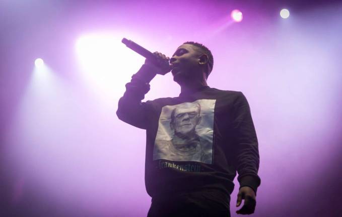 Kendrick Lamar performing at Øyafestivalen in Oslo, Norway in 2013. Photo: Joerund F. Pedersen via Wikimedia Commons