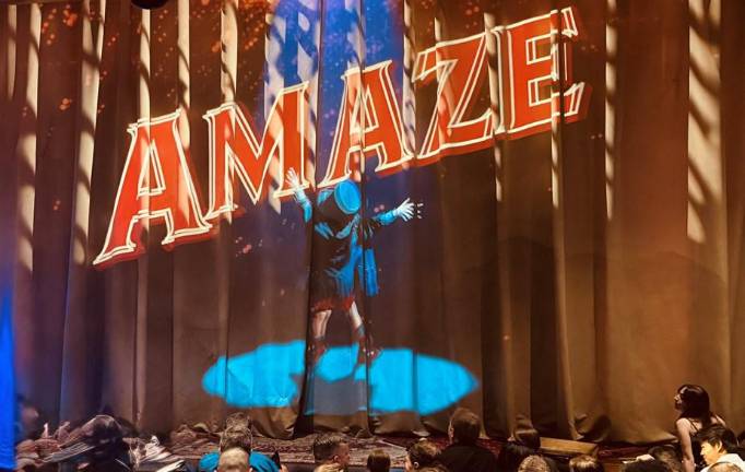 He calls his New York show <i>Amaze</i> and dedicates it to the earliest backers of his magical aspiration, his late parents, who were performers and pub owners in the small English village where he grew up.