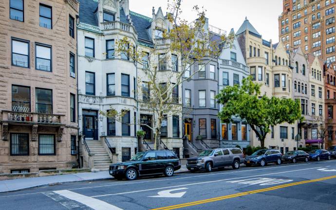 Preservation advocates opposed a set of proposed changes to Landmarks Preservation Commission rules on that grounds that the revisions would have reduced opportunities for public input on applications to perform work on landmarked buildings, such as these on West End Avenue. Photo: Steven Strasser