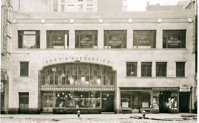 Julian’s Billiard Academy was over a Horn &amp; Hardart Automat. Photo courtesy of Harmon Rangell