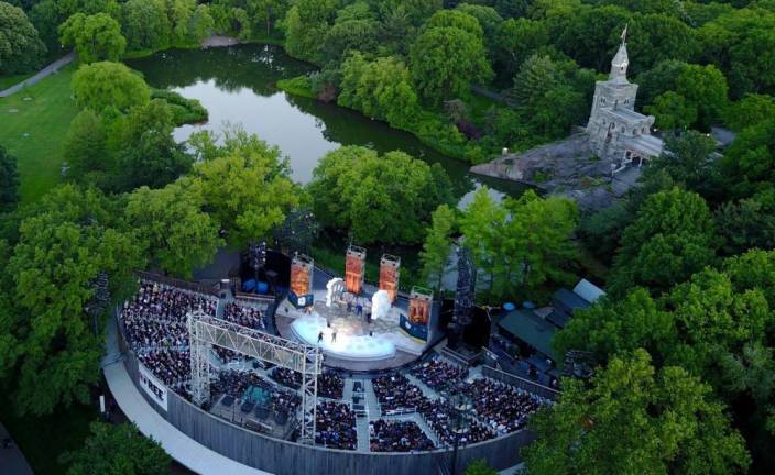 Shakespeare in the Park. Photo: Public Theater