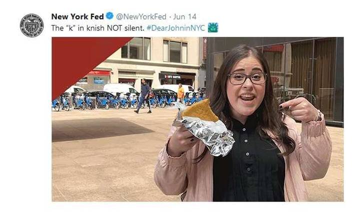 tweet welcome from the fed