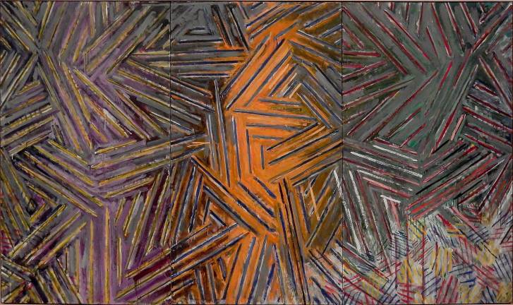 In “Between the Clock and the Bed,” Jasper Johns paid tribute to Edvard Munch’s painting of the same name. Photo: Adel Gorgy