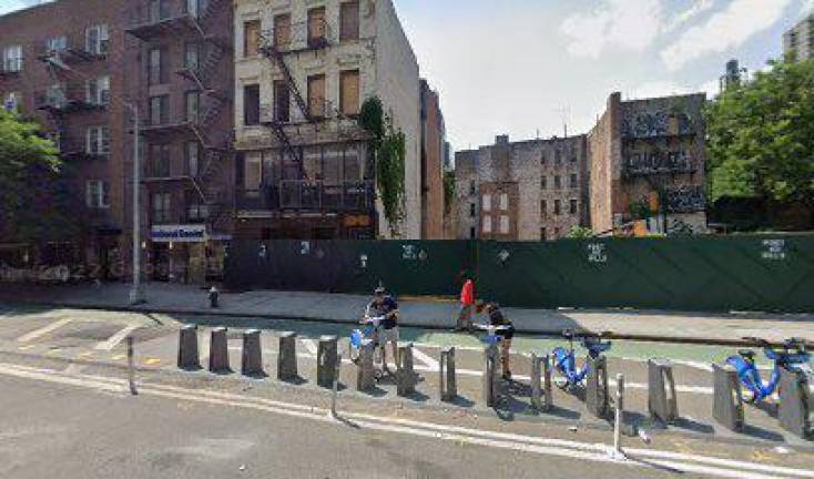 A quarter acre site at the corner of E. 78th St. and First Ave was bought by San Francisco based real estte developer Carmel Partners late last year for $73.5 million with plans to erect a luxury condo tower that could stretch up to 35 stories high, dwarfing neighboring buildings. Photo: Google Maps