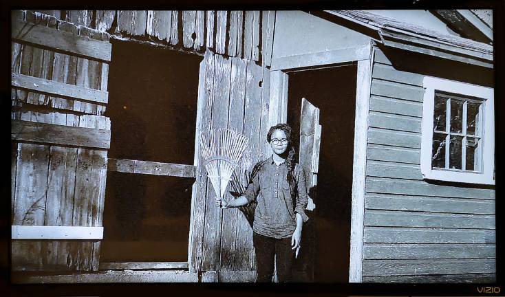 Ilana Harris-Babou's “Reparation Hardware” is one of three videos by the artist in the 2019 Biennial. Photo: Adel Gorgy.