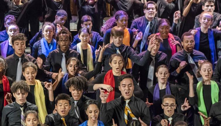 The Young People's Chorus performs Spring Celebration at United Palace on June 1, 2019. Photo: Stephanie Berger.