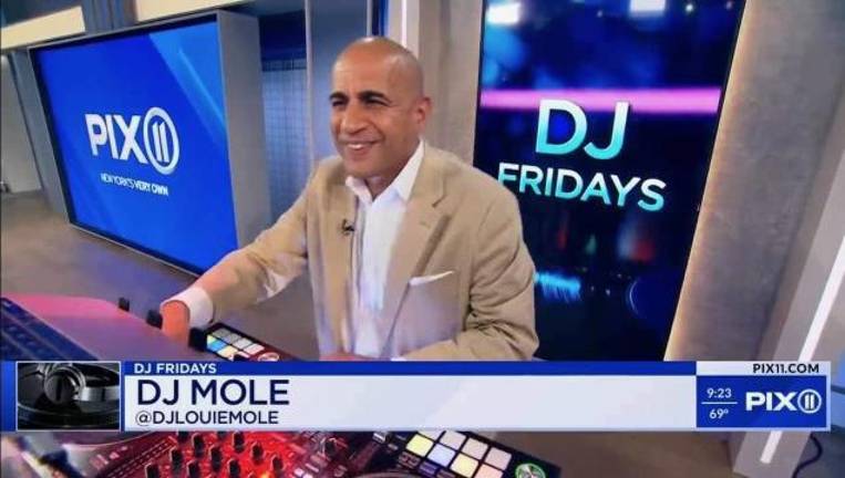 DJ Louis Mole during one of his many TV appearances. Other notables are a “Bar Rescue” episode after the team helped rebuild Bungalow Bar post Hurricane Sandy, and “The Real Housewives of New Jersey” episode featuring a Sweet 16.