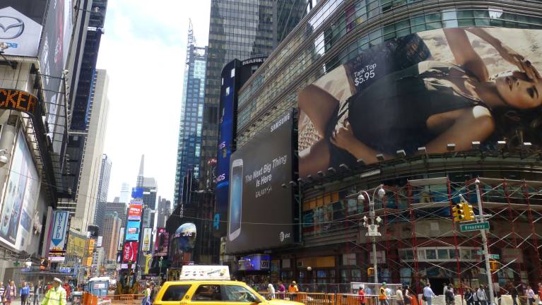 Times Square plays host again this summer to a big party &#8212; a food festival. Photo: Ed Johnson, via flickr