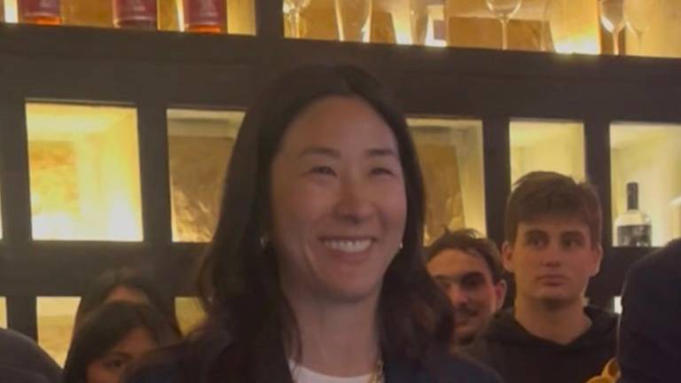 Assembly Member Grace Lee (center) has won the Democratic primary for State Senate District 27, which encompasses much of Lower Manhattan.
