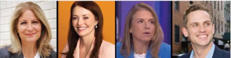 The four remaining city council district 3 candidates (from left) Leslie Boghosian-Murphy, Leslie Boylan, Layla Law-Gisiko and Carl Wilson.