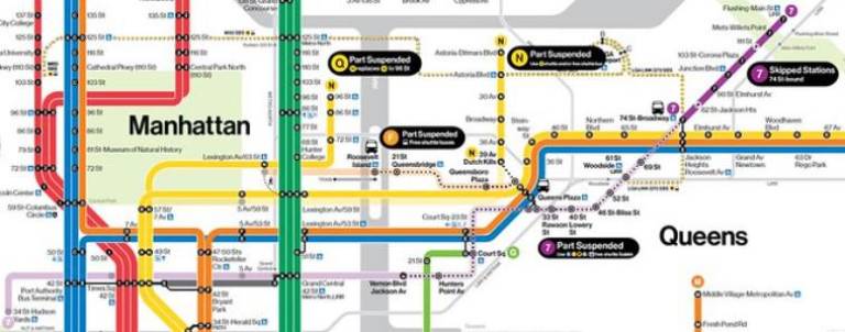 Subway track work in Queens will force schedule changes for Manhattan riders on upcoming weekends in January, Photo: MTA