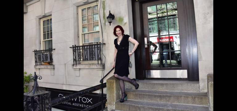 Karen Rempel glows at former home of influential jazz impresario John Hammond, who broke the color barrier for jazz musicians and founded Columbia Records.