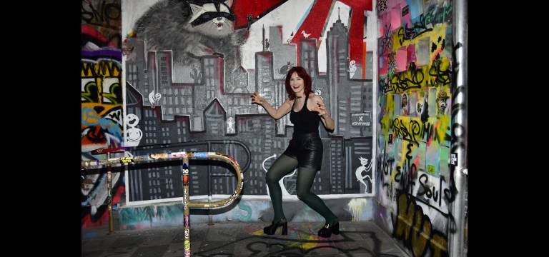 Karen Rempel transforms into a trickster ready to take New York.