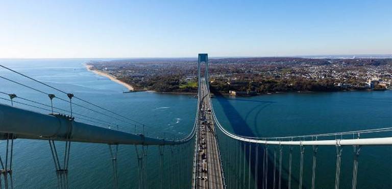 To help lengthen the life of its four suspension bridges, the MTA wants to undertake what it calls cable dehumidification, which is a technique used world-wide to minimize corrosion and preserve the remaining strength of main cables by reducing the relative humidity levels within the cables. The MTA calls cable dehumidification “one of our highest priorities.” Photo: MTA