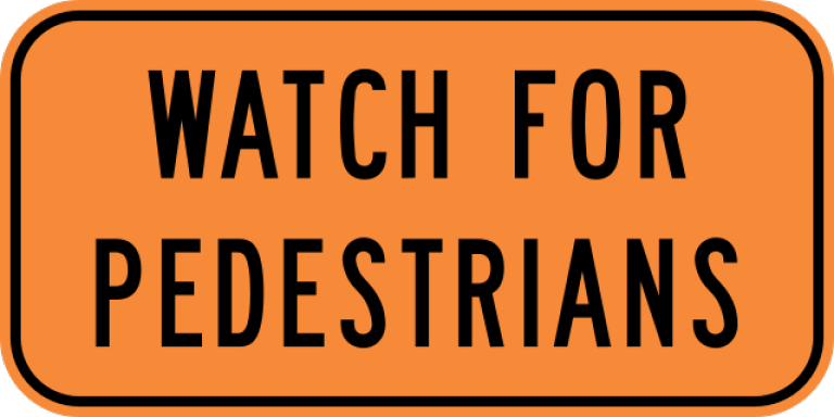 <b>This sign is used by the Ministry for Transportation in British Columbia, Canada</b>. Photo: Wikimedia Commons