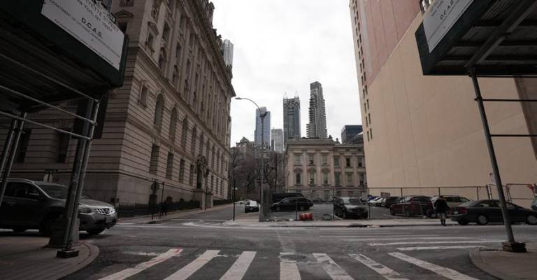 37 Chambers Street, now a parking lot could be rebuilt to house 183 apartments, 100 percent of which would be affordable housing.