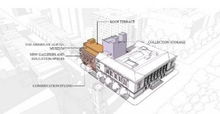 An artist rendition of the new four story wing will cost $175 million and is slated to be completed next year.