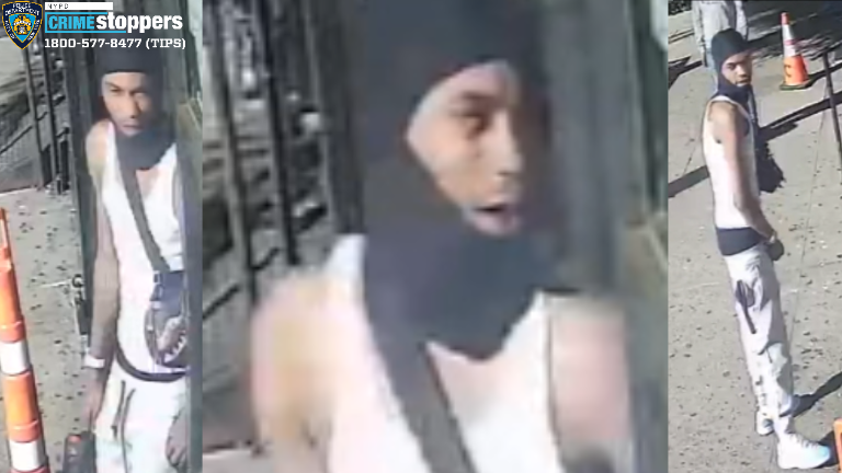 Wanted for deli robbery on Avenue C, June 8, 2026.