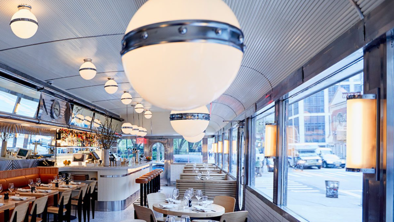Empire Diner interior