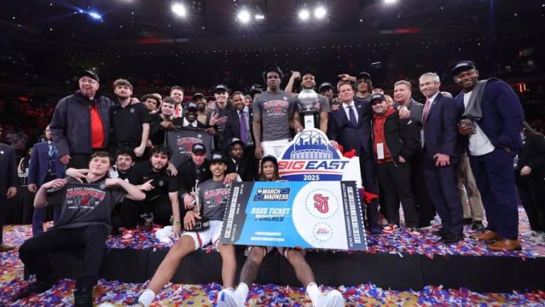 St. John’s men’s basketball team won the Big East regular season and the post-season Big East tournament. The team is now the toast of the town in a city where its major-league sports teams have all failed to deliver a championship in recent years.