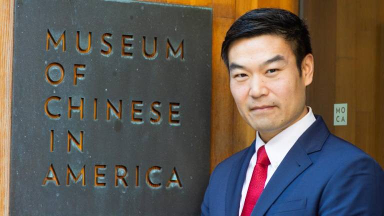 Michael Lee, the newly-appointed museum president, was previously Managing Director of Corporate Development at the New York Institute of Finance for six years. He sits on the boards of several Asian-centered nonprofits and teaches martial arts and lion dances.