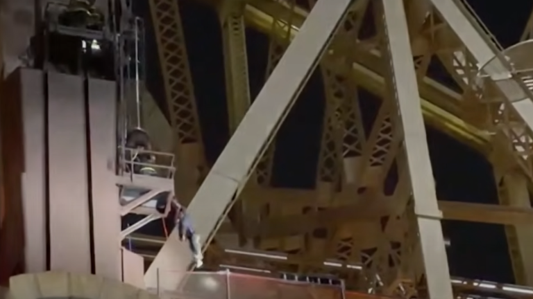 An injured 16-year-old teen was hoisted from a 50 ft maintenance shaft on the Queensboro Bridge on Feb. 16. His companions fled after he fell leaving him alone in the shaft for hours. He lost blood and suffered a brain injury.