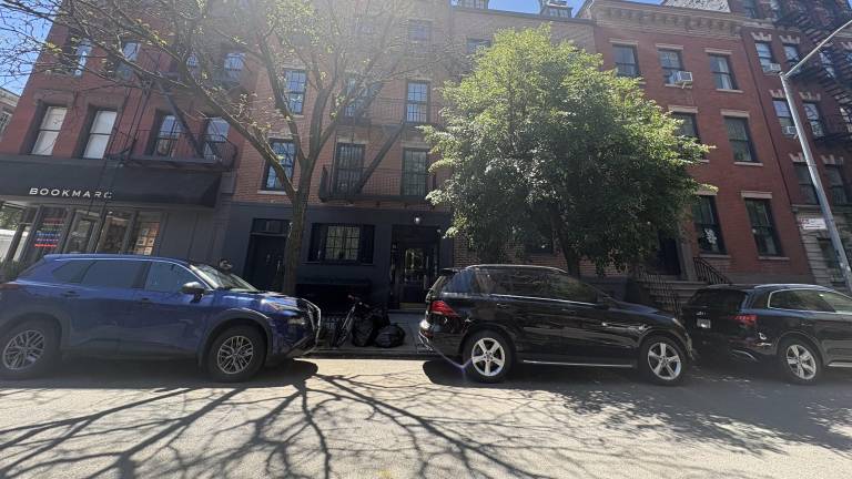A judge has barred a man and one-time occupant of an apartment from entering this building on Bleeker Street.