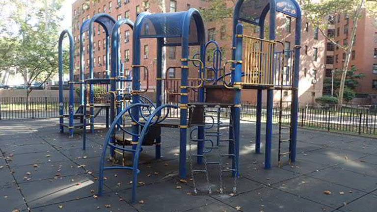Vladeck Park Playground, nestled inside the Vladeck NYNCA housing project, is slated for a major makeover.