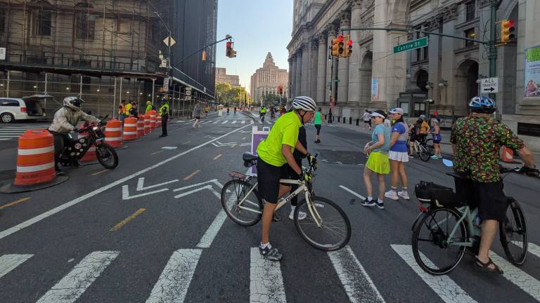 Summer Streets starts on the south end at Centre Street.