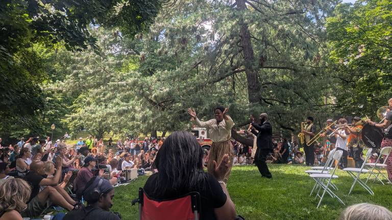 Juneteenth Seneca Village celebration in Central Park on June 19.