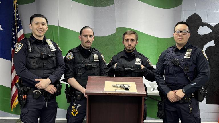 Patrol Officers Wu, Altman, Smyth, and Wan.