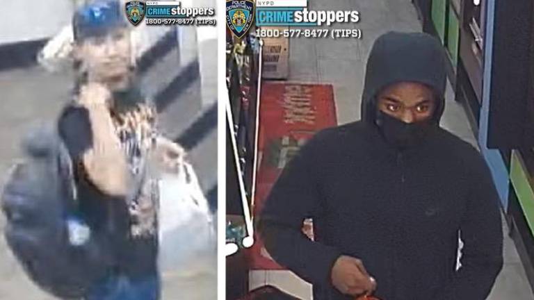 Wanted for assault on First Avenue L train platform (left); and gunpoint robbery in the West Village.