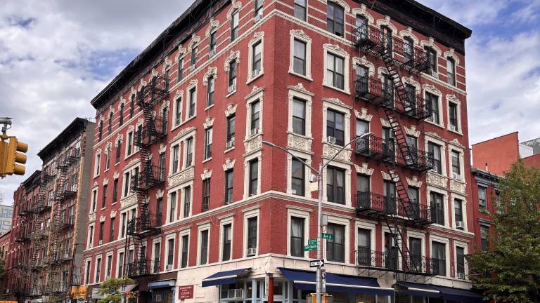 This building at 441 E. 12th St. in the East Village is one of four owned by LLCs tied to David Jacobson and the late Michael Ricatto.