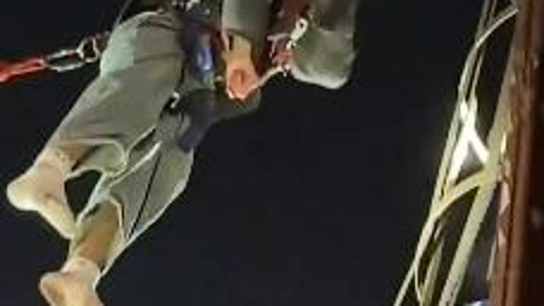 It was a difficult rescue for firefighters who had to hoist the injured teen from the bottom of a narrow 50 ft maintenance shaft on the Queensboro Bridge where he had fallen while filming a stunt with “urban explorer” companions.