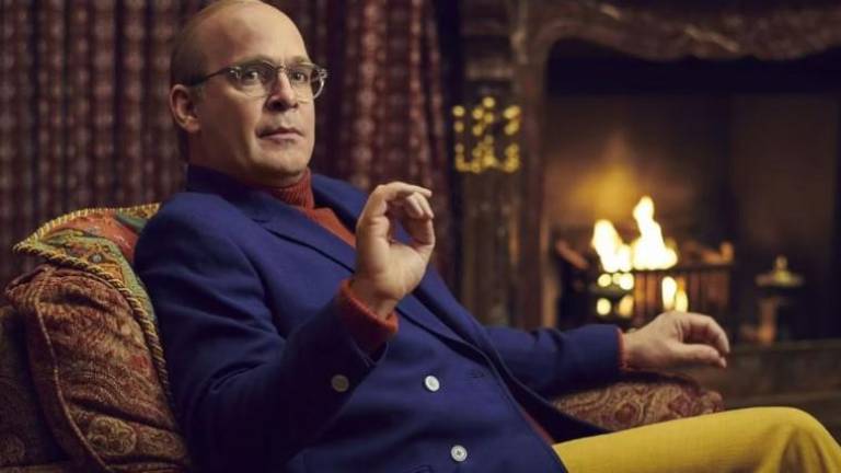 Tom Hollander plays Truman Capote in the latest installment of Ryan Murphy’s “Feud: Capote vs the Swans.” Photo: FX Network